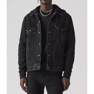 Levi's Men's Hybrid Hoodie Trucker Jackets sz L